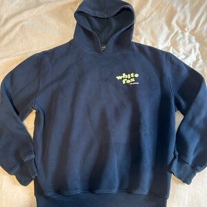 white fox fourth edition navy hoodie
